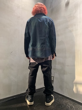 「BACKLASH（バックラッシュ）のアイテム（ブルゾン）」を使った、Shuto Shimanakaさん（メンズ・181cm）の冬コーディネート