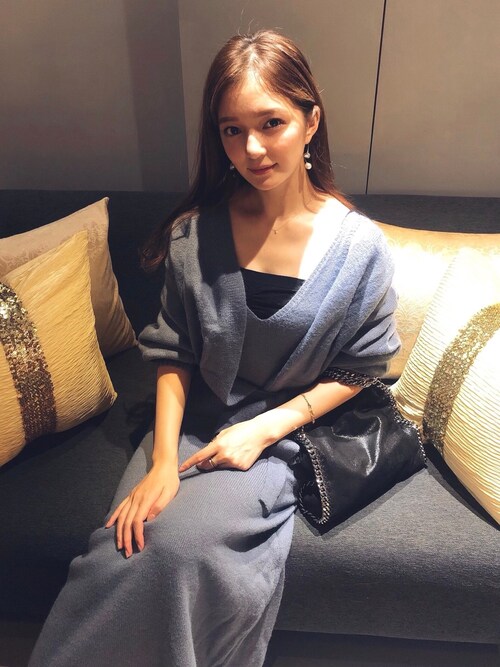 岩本知世 Fifthのワンピースを使ったコーディネート Wear