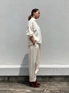 「EUCLAID（エウクレイド）のアイテム」を使った、88kmrkyさん（レディース・160cm）の秋コーディネート