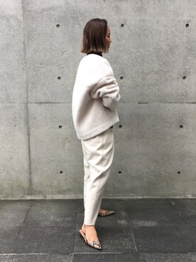 「EUCLAID（エウクレイド）のアイテム（その他アウター）」を使った、88kmrkyさん（レディース・160cm）の秋コーディネート