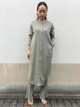 「EUCLAID（エウクレイド）のアイテム（パンツ）」を使った、88kmrkyさん（レディース・160cm）の冬コーディネート