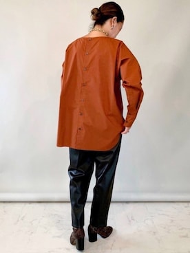 「EUCLAID（エウクレイド）のアイテム」を使った、88kmrkyさん（レディース・160cm）の秋コーディネート