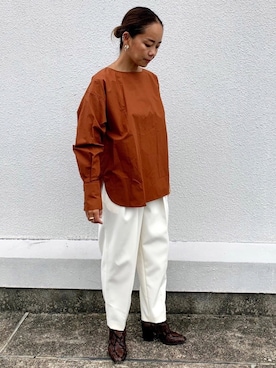 88kmrkyさん（レディース・160cm）の秋コーディネート