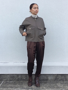 88kmrkyさん（レディース・160cm）の秋コーディネート