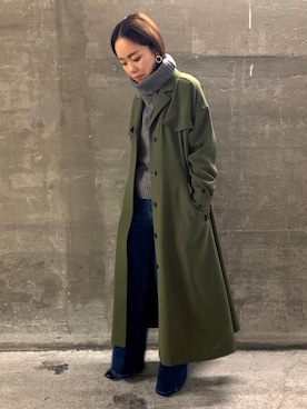 「EUCLAID（エウクレイド）のアイテム」を使った、88kmrkyさん（レディース・160cm）の冬コーディネート