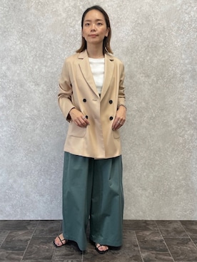 「EUCLAID（エウクレイド）のアイテム」を使った、88kmrkyさん（レディース・160cm）の春コーディネート