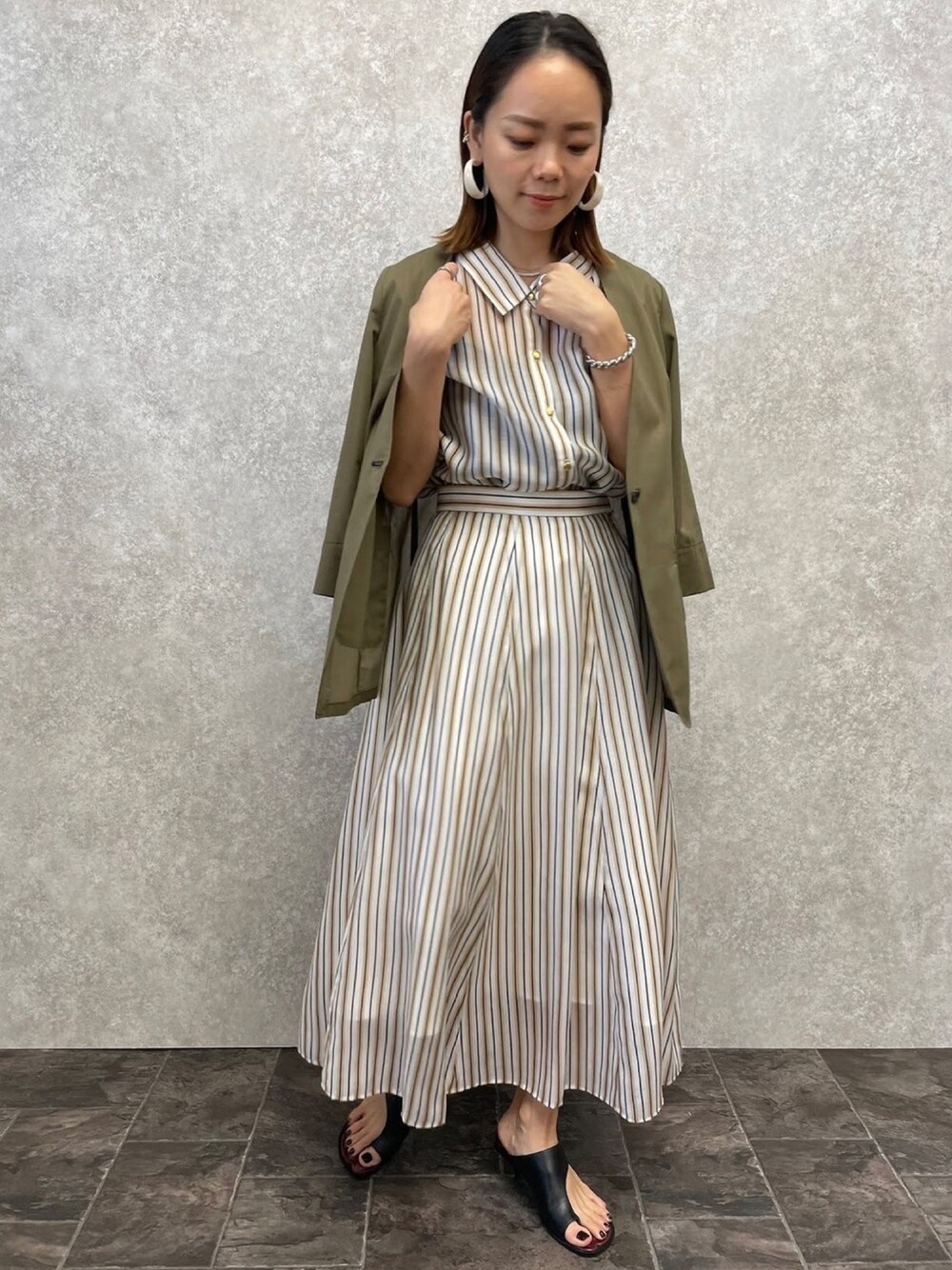 EUCLAID / エウクレイド シアーストライプブラウス EUCLAID｜シアーストライプブラウス | Rakuten Fashion(楽天