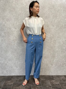 「マリン」｜88kmrkyさん（レディース・160cm）の春コーディネート