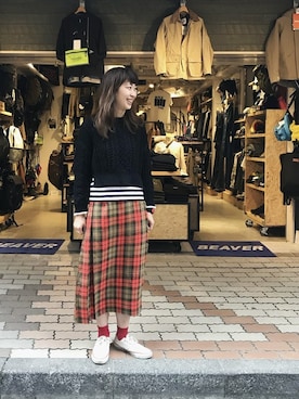 「オニール」｜YOSHIHARUさん（レディース・168cm）の冬コーディネート