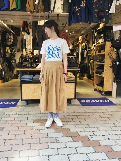 YOSHIHARU（BEAVER上野店 ）｜GRANDMA MAMA DAUGHTERのスカートを使ったコーディネート - WEAR
