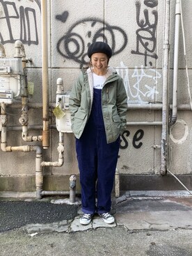 「rasox（ラソックス）のアイテム（ソックス/靴下）」を使った、YOSHIHARUさん（レディース・168cm）の秋コーディネート