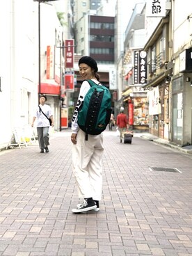 「SUB POP（サブポップ）のアイテム」を使った、YOSHIHARUさん（レディース・168cm）の秋コーディネート