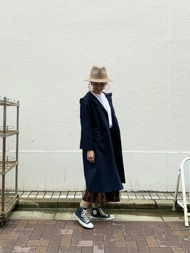 「rasox（ラソックス）のアイテム（ソックス/靴下）」を使った、YOSHIHARUさん（レディース・168cm）の秋コーディネート