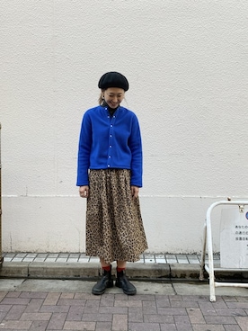 「rasox（ラソックス）のアイテム（ソックス/靴下）」を使った、YOSHIHARUさん（レディース・168cm）の冬コーディネート