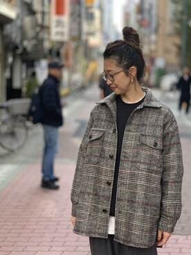 「CEASTERS（ケステル）のアイテム」を使った、YOSHIHARUさん（レディース・168cm）の冬コーディネート