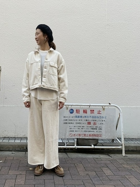 「Urvin」｜「アイテム（ジャケット/アウター）」を使った、YOSHIHARUさん（レディース・168cm）の冬コーディネート