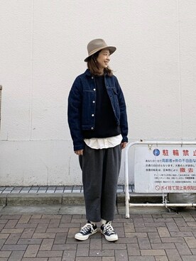 「CEASTERS（ケステル）のアイテム」を使った、YOSHIHARUさん（レディース・168cm）の冬コーディネート