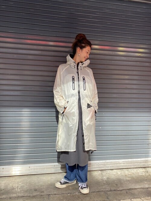 fly rain long coat | and wander（アンドワンダー） ｜【公式