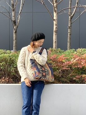 YOSHIHARUさん（レディース・168cm）の冬コーディネート