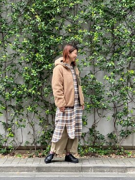 「MANASTASH（マナスタッシュ）のアイテム（ワンピース/ドレス）」を使った、YOSHIHARUさん（レディース・168cm）の夏コーディネート