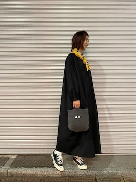 「INFIELDER DESIGN（インフィールダーデザイン）のアイテム」を使った、YOSHIHARUさん（レディース・168cm）の秋コーディネート