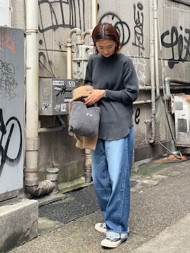 「INFIELDER DESIGN（インフィールダーデザイン）のアイテム」を使った、YOSHIHARUさん（レディース・168cm）の秋コーディネート