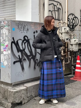 「DESCENTE ALLTERRAIN（デサント　オルテライン）のアイテム（ジャケット/アウター）」を使った、YOSHIHARUさん（レディース・168cm）の秋コーディネート