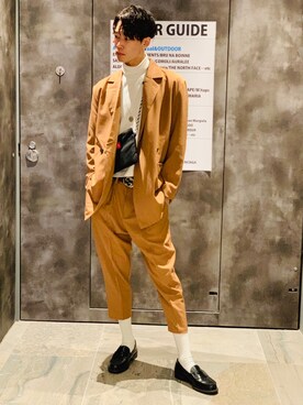 「平成最後のWEARISTAセンバツ」｜「アイテム（スラックス）」を使った、yuukiさん（メンズ・177cm）の春コーディネート