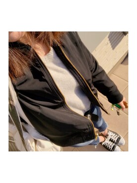 「CONVERSE（コンバース）のconverse（コンバース） ALL STAR OX（オールスターOX）（スニーカー）」を使った、akiさん（レディース・159cm）の冬コーディネート