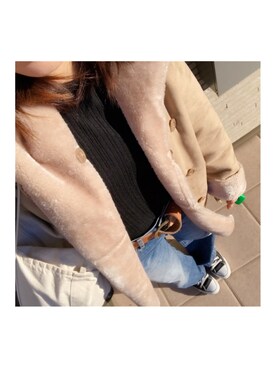 「CONVERSE（コンバース）のconverse（コンバース） ALL STAR OX（オールスターOX）（スニーカー）」を使った、akiさん（レディース・159cm）の冬コーディネート