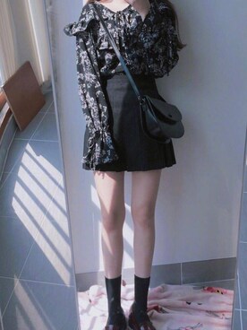 「Momo（Momo）のアイテム」を使った、ElainaYangさん（レディース・165cm）の夏コーディネート