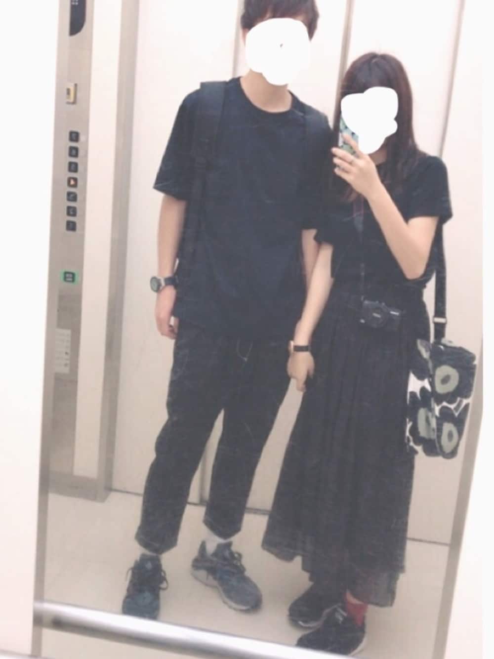 「NIKE、MONKEY TIME、green label relaxing、PORTER、adsr、NIXON、Klasse14、UNIQLO、reebok、marimekko」｜「green label relaxingのKC HI/PONTE REG C/N S/S Tシャツ◆（Tシャツ/カットソー、ブラック系）」を使った、こてつねりさん（メンズ・180cm）の秋コーディネートの1枚目の写真