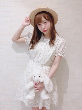 「Honey Cinnamon」｜Honey Cinnamonさん（レディース・160cm）の夏コーディネート