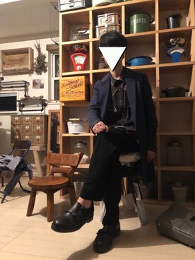 「YSTRDY's TMRRW（イエスタデイズトゥモロー）のアイテム（シャツ/ブラウス）」を使った、yu-ku0405さん（メンズ・163cm）の秋コーディネート