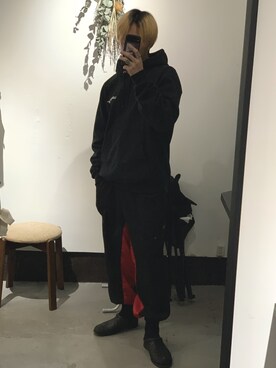 「LONELY/論理（ロンリー）のアイテム」を使った、Tonsさん（メンズ・175cm）の秋コーディネート