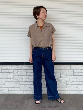 「CPCM（シーピーシーエム）のアイテム（シューズ）」を使った、pal_kana_596さん（レディース・155cm）の夏コーディネート