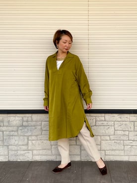 「Chez toi（シェトワ）のアイテム（ワンピース）」を使った、pal_kana_596さん（レディース・155cm）の秋コーディネート