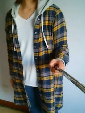 「アベイル」｜「アイテム（シャツワンピース）」を使った、tel,さん（レディース・153cm）の秋コーディネート