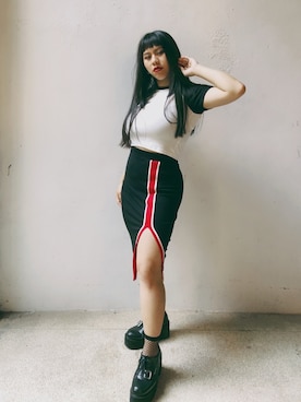 「American style」｜Hazelさん（レディース・155cm）の春コーディネート