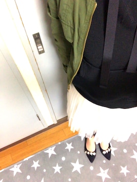 「STRAWBERRY-FIELDS（ストロベリーフィールズ）のアイテム（パンプス）」を使った、Piiiic‪☺︎‬◟̆◞̆♡さん（レディース・152cm）の冬コーディネート