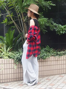 「perkyroom」｜「アイテム（パンツ）」を使った、SHOKO_slickmistさん（レディース・152cm）の秋コーディネート