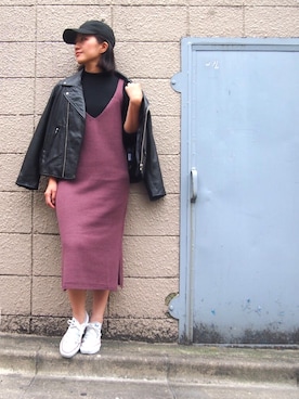 「CONVERSE（コンバース）のconverse（コンバース） ALL STAR OX（オールスターOX）（スニーカー）」を使った、SHOKO_slickmistさん（レディース・152cm）の秋コーディネート