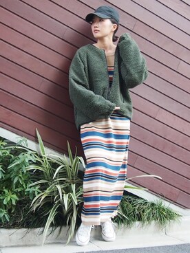 「perkyroom」｜「アイテム（ブルゾン）」を使った、SHOKO_slickmistさん（レディース・152cm）の秋コーディネート