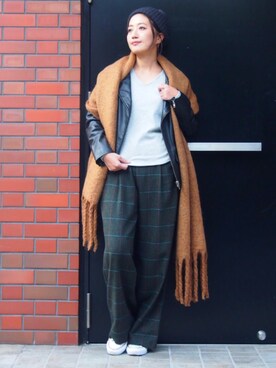 「CONVERSE（コンバース）のconverse（コンバース） ALL STAR OX（オールスターOX）（スニーカー）」を使った、SHOKO_slickmistさん（レディース・152cm）の秋コーディネート