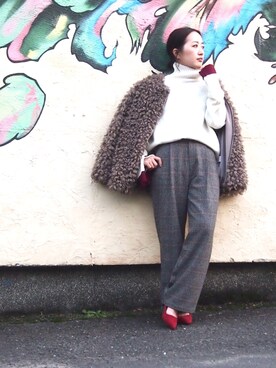 「perkyroom」｜「アイテム（ブルゾン）」を使った、SHOKO_slickmistさん（レディース・152cm）の秋コーディネート