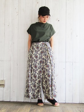 「perkyroom」｜「アイテム（パンツ）」を使った、SHOKO_slickmistさん（レディース・152cm）の夏コーディネート