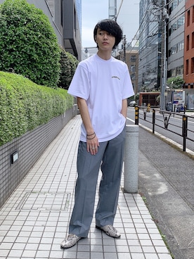 「CAMINANDO（カミナンド）のアイテム」を使った、tsubasaさん（メンズ・177cm）の春コーディネート