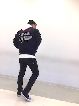 ᛚᛁᛚᛚᛖ ᛒᛖᚱᛋᛖᚱᚴᚱさん（メンズ・165cm）の冬コーディネート