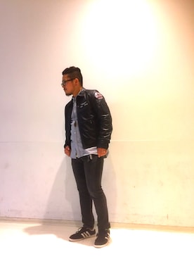 「shirts」｜ᛚᛁᛚᛚᛖ ᛒᛖᚱᛋᛖᚱᚴᚱさん（メンズ・165cm）の夏コーディネート