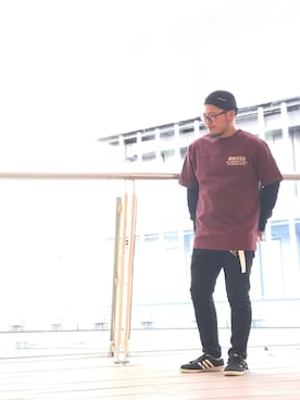 ᛚᛁᛚᛚᛖ ᛒᛖᚱᛋᛖᚱᚴᚱさん（メンズ・165cm）の冬コーディネート